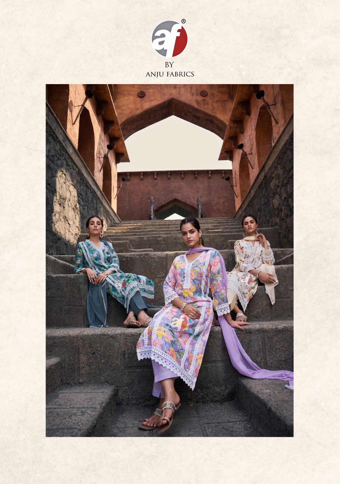 Sakhi Re Vol 2 By Af Linen Cotton Printed Plus Size Kurti With Bottom Dupatta Wholesale Market In Surat